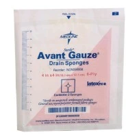 Medline #NON256000, GAUZE, SPONGE, DRAIN, 4"X4", 6PLY, STRL, 2'S, 2 EA/PK, 25 PK/BX, 300 PK/CS Image Medline #NON256000, GAUZE, SPONGE, DRAIN, 4"X4", 6PLY, STRL, 2'S, 2 EA/PK, 25 PK/BX, 300 PK/CS Image