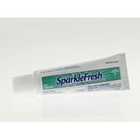 Medline #NONTP85I, TOOTHPASTE, SPARKLE FRESH, FLUORIDE, .85 OZ, 720 EA/CS, 5 BX/CS Image Medline #NONTP85I, TOOTHPASTE, SPARKLE FRESH, FLUORIDE, .85 OZ, 720 EA/CS, 5 BX/CS Image
