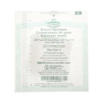 Medline #PRM21420, GAUZE, SPONGE, USP, 2"X2", 8PLY, STRL, LF, 2/PK, 3000 EA/CS, 1500 PK/CS, 30 BX/CS Image Medline #PRM21420, GAUZE, SPONGE, USP, 2"X2", 8PLY, STRL, LF, 2/PK, 3000 EA/CS, 1500 PK/CS, 30 BX/CS Image