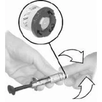 Medrad #SJS-PT-J, Syringe w/ Spike & Japan "T"Connector 50/Bx Image Medrad #SJS-PT-J, Syringe w/ Spike & Japan "T"Connector 50/Bx Image
