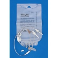 Metrix-Secure #66102, 500 ml Ethyl Vinyl Acetate (EVA) Gravity Bag - 2 Leg Detachable, 50/CS Image Metrix-Secure #66102, 500 ml Ethyl Vinyl Acetate (EVA) Gravity Bag - 2 Leg Detachable, 50/CS Image