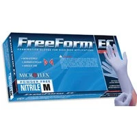 Microflex #FFE-775-M, FreeForm EC Gloves PF Medium 50/BX Image