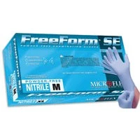 Microflex #FFS-700-M, Glove Exam PF Nitrile LF Medium Blue FreeForm SE 100/Bx, 10 BX/CA Image Microflex #FFS-700-M, Glove Exam PF Nitrile LF Medium Blue FreeForm SE 100/Bx, 10 BX/CA Image