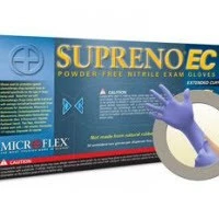 Microflex #SEC-375-L, Microflex, Micro-Touch Denta-Glove Exam Pf Gloves, Blue Nitrile, Textured Fingers,Small, 100/Bx, 1 Image