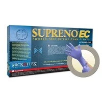 Microflex #SEC-375-S, GLOVE EXAM SUPRENO NITRILE PF SMALL 50/BX 10BX/CA Image