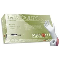 Microflex #TQ-601-S, GLOVE EXAM NITRL PF WHT SM 100/BX 10BX/CA Image