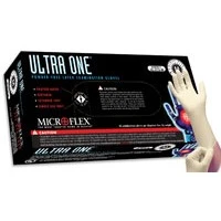 Microflex #UL-315-L, Glove Exam PF Latex Large Ultra One 50/Bx, 10 BX/CA Image Microflex #UL-315-L, Glove Exam PF Latex Large Ultra One 50/Bx, 10 BX/CA Image