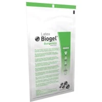Molnlycke #30460, Glove Surgical PF Latex Sz 6 Sterile Straw Colored Biogel 50Pr/Bx, 4 BX/CA Image
