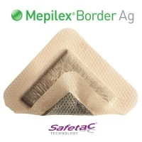 Molnlycke #395490, DRESSING, MEPILEX BRD AG, 6" X 6", 15X, 5/BX Image Molnlycke #395490, DRESSING, MEPILEX BRD AG, 6" X 6", 15X, 5/BX Image