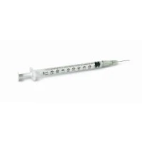 Nipro #JD+01T2516, Syringe TB w/Needle 25gX5/8" 100/BX Image Nipro #JD+01T2516, Syringe TB w/Needle 25gX5/8" 100/BX Image