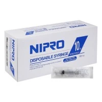 Nipro #JD-10L-WEI, Syringe 10cc LL W/O Needle 10cc 100/BX Image Nipro #JD-10L-WEI, Syringe 10cc LL W/O Needle 10cc 100/BX Image