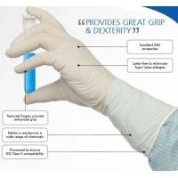 Nitritex Canada #NAN5-L, GLOVE, BIOCLEAN NANO 5, NITRILE, WHT, 12", LG, 1000/CS Image