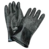 North Safety #B161R/8, GLOVE, BUTYL, ROUGH HAND, 106MIL, 11", MD, 2/PR Image