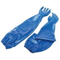North Safety #NK803ES/9, GLOVE, NITRIKNIT, ATTACH SLEEVE, 24" SZ9, 6 PR/BG Image North Safety #NK803ES/9, GLOVE, NITRIKNIT, ATTACH SLEEVE, 24" SZ9, 6 PR/BG Image