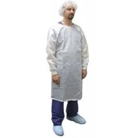 Precept Medical #110, GOWN, ISOLATION WHITE, 50 EA/CS Image Precept Medical #110, GOWN, ISOLATION WHITE, 50 EA/CS Image