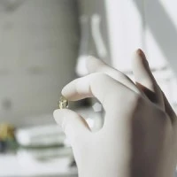 QRP Gloves #SQWF09M, GLOVE, NITRILE, 9", 3ML, POWDR FREE, WHTE, MED, 1000 EA/CS, 10 BX/CS Image