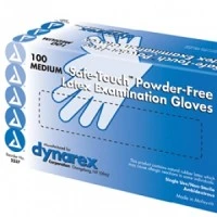 Sammons Preston #647002, GLOVE, LATEX, POWDERFREE, MD, 100/BX Image