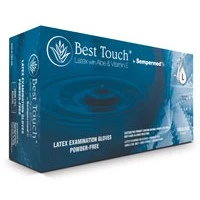 Sempermed #BTLA104, GLOVE EXAM LATEX PF NS LRG 100/BX 10BX/CA Image