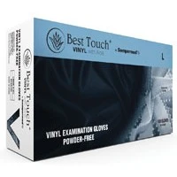 Sempermed #BTVA104, GLOVE EXAM PF VNYL ALOE NS LRG 100/BX 10BX/CA Image