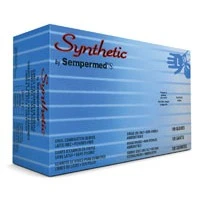 Sempermed #EVNP104, Glove Exam PF Vinyl LF Large Ambidextrous White Sempermed 100/Bx, 10 BX/CA Image