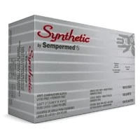 Sempermed #EVNP105, Glove Exam PF Vinyl LF X-Large Ambidextrous White Sempermed 100/Bx, 10 BX/CA Image