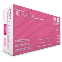 Sempermed #SMTN253, Glove Exam PF Nitrile Medium Blue StarMed Ultra 250/Bx, 10 BX/CA Image
