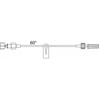 Smiths Medical #536020, IV Extension Set Mini-Vol 60" Microbore Male LL 50/Ca Image Smiths Medical #536020, IV Extension Set Mini-Vol 60" Microbore Male LL 50/Ca Image