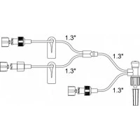 Smiths Medical #BTF36DTL, SET IV EXTENSION 4INL 3 WAY TUBING LUER LOCK T-ADAPTER CHECK VALVE LATEX-FREE LOT DEPENDENT (25/CS) Image Smiths Medical #BTF36DTL, SET IV EXTENSION 4INL 3 WAY TUBING LUER LOCK T-ADAPTER CHECK VALVE LATEX-FREE LOT DEPENDENT (25/CS) Image
