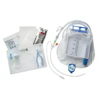 Smiths Medical #UM400-18, Urine Meter Foley Tray with a 400 Series Foley Catheter Temperature Sensor, 18 french Image