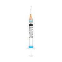 Sol-Millennium Medical #100078IM, Syringe Safety w/NDL 3cc 25gX5/8 100/BX, 8 BX/CS Image Sol-Millennium Medical #100078IM, Syringe Safety w/NDL 3cc 25gX5/8 100/BX, 8 BX/CS Image