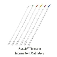 Teleflex #221800240, Rusch Siliconized Tiemann Intermittent Catheter, 24 FR, 50/BX Image