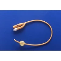 Teleflex #318122, Rusch Gold Indwelling Catheter, Puregold Tiemann Coude Foley, 10/CS Image