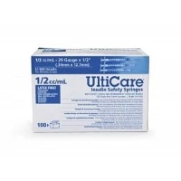 Ulti Med #193292, SYRINGE, SFTY, INS, 0.5ML, 29GX 1/2", EACH Image Ulti Med #193292, SYRINGE, SFTY, INS, 0.5ML, 29GX 1/2", EACH Image