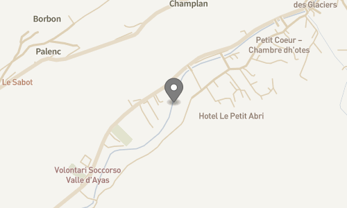 Lokation for Hotel Le Petit Abri
