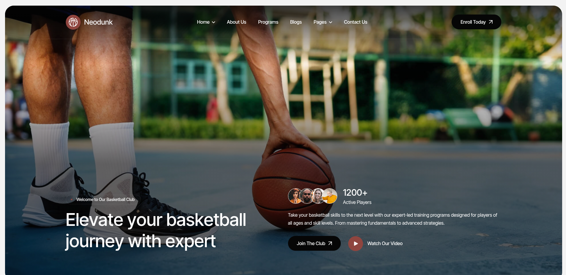 NeoDunk Sports Platform