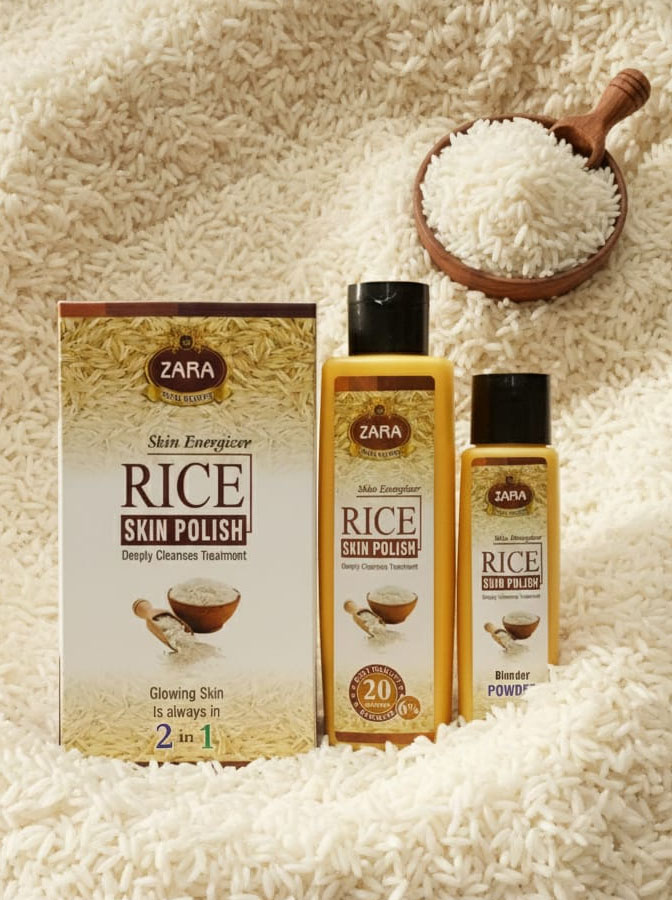 Zara Rice Skin Polish