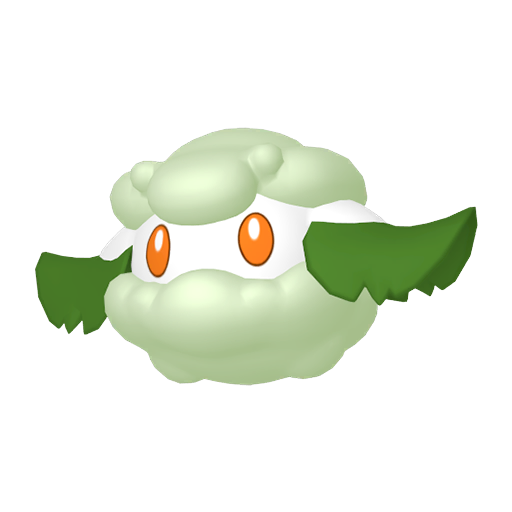 Cottonee - Grass/Fairy type Pokemon from Pokemon Sword and Shield with stats, moves, and evolution data