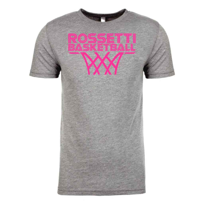 Rossetti Net Pink Tee – Trendy Basketball Apparel