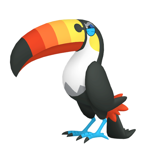 Toucannon - Normal/Flying type Pokemon from Pokemon Scarlet and Violet with stats, moves, and evolution data