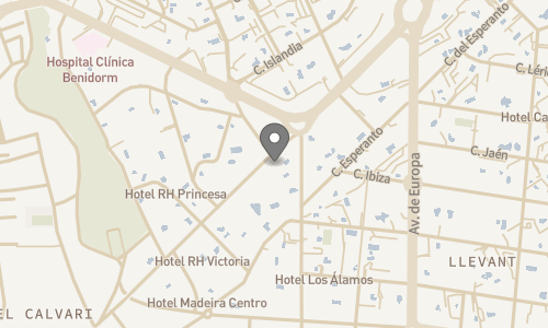 Lokation for Hotel Benidorm City Olympia