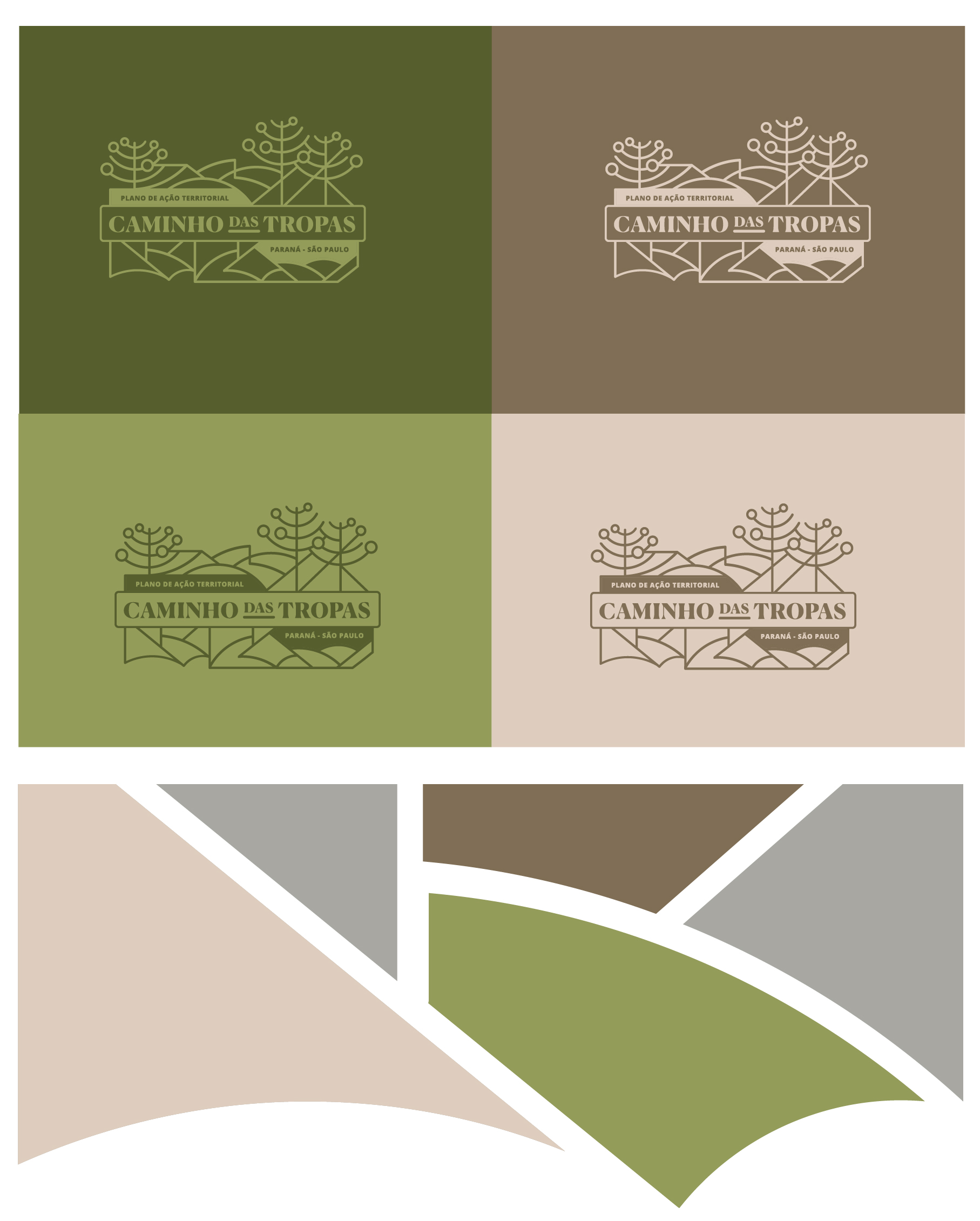Identidade visual do Plano de Ação Territorial Caminho das Tropas -
Paraná - São Paulo - Imagem 4