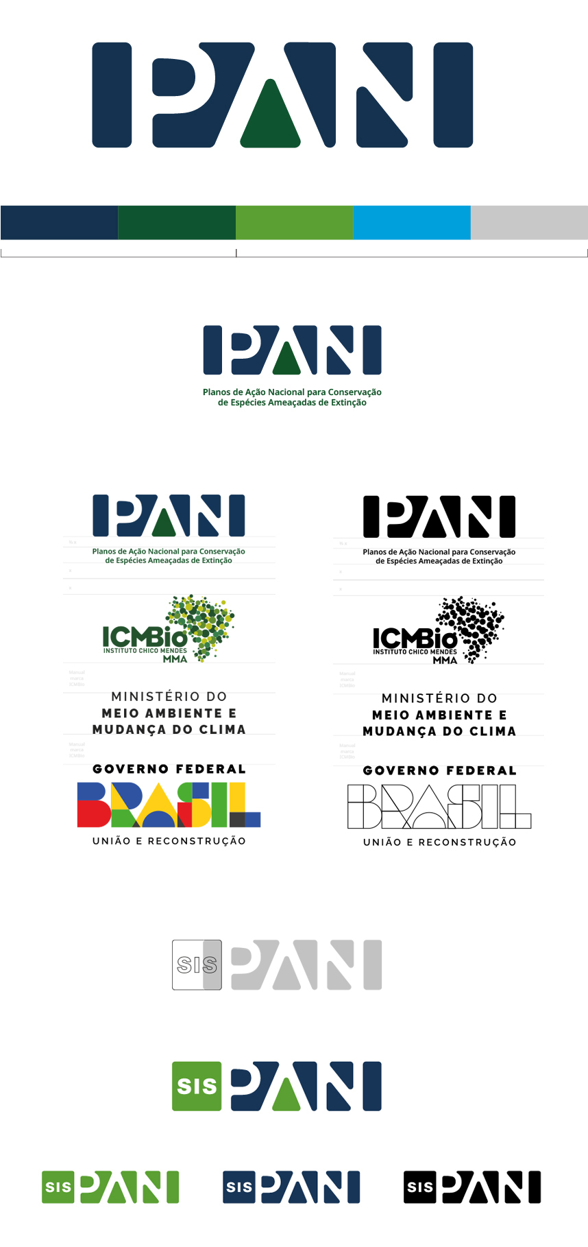 Identidade Visual do Plano de Ação Nacional para conservação de
espécies ameaçadas de extinção, PAN e SISPAN. - Imagem 3
