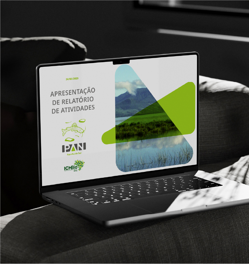 Identidade Visual do Plano de Ação Nacional para conservação de
espécies ameaçadas de extinção, PAN e SISPAN. - Imagem 8