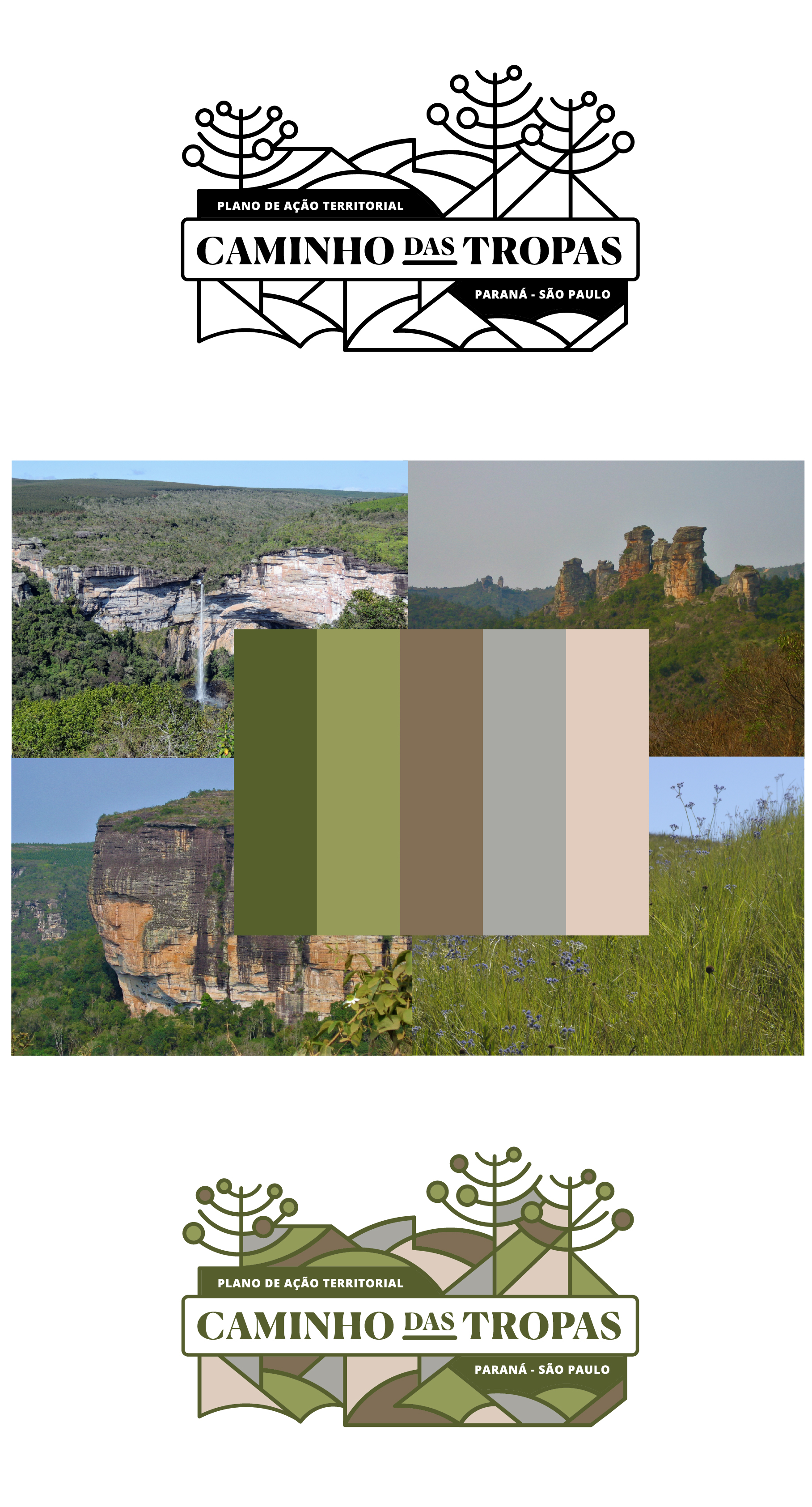 Identidade visual do Plano de Ação Territorial Caminho das Tropas -
Paraná - São Paulo - Imagem 3