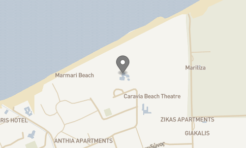 Lokation for Hotel & Bungalows Caravia Beach