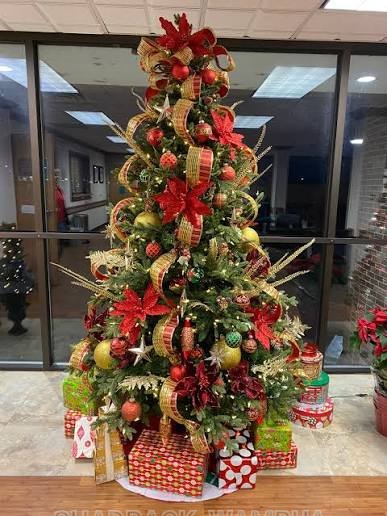 Christmas Tree Ribbon Decoration Mesh 2