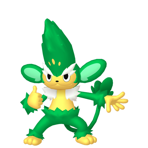 Simisage - Grass type Pokemon from Pokemon X and Y with stats, moves, and evolution data