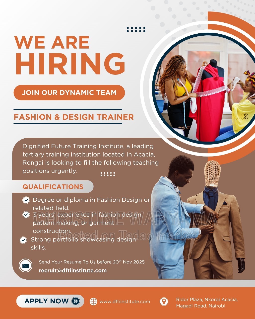 Vacancy in fashion and design 2
