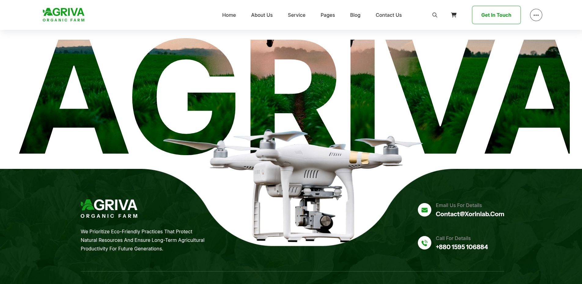 Agriva Smart Agriculture Website