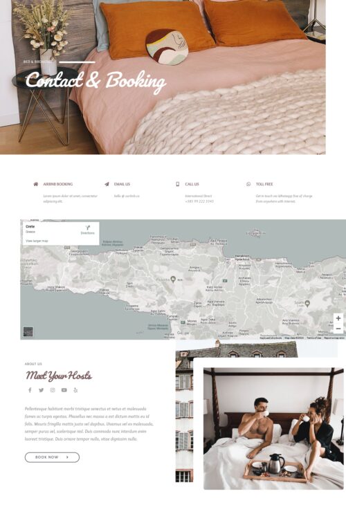 Bed & Breakfast Contact Us